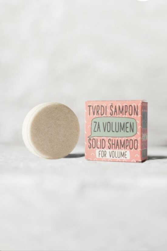 Sapunoteka Solid Shampoo For Volume 60g - Tuhý šampón na objem