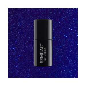 Semilac - gél lak 087 Glitter Indigo 7ml Modrá