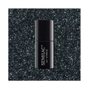 Semilac - gél lak 096 Starlight Night 7ml Černá