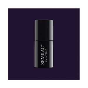 Semilac - gél lak 100 Black Purple 7ml Černá