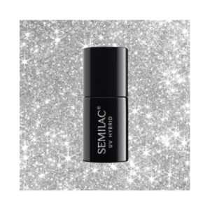 Semilac - gél lak 144 Diamond Ring 7ml Stříbrná