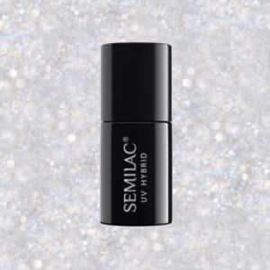 Semilac - gél lak 185 Majesty Waltz 7ml            Bílá