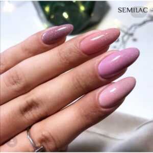 Semilac - gél lak 319 - Shimmer Dust Pink Růžová