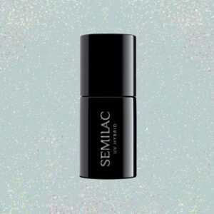 Semilac - gel lak 323 Ice Mint Shimmer 7 ml Šedá