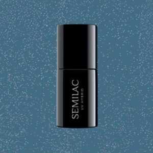 Semilac - gel lak 324 Sea Blue Shimmer 7 ml Modrá