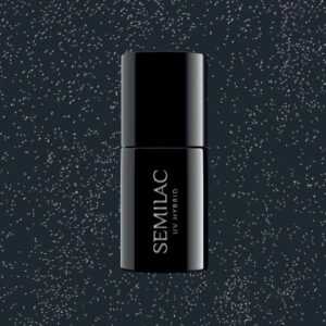 Semilac - gel lak 325 Frosty Carbon Shimmer 7 ml Šedá