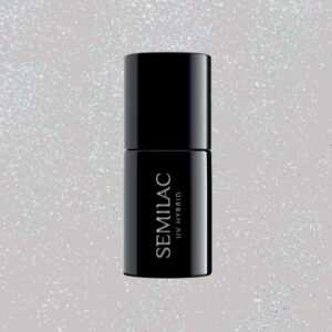 Semilac - gel lak 338 Cozy Gray Shimmer 7 ml Šedá