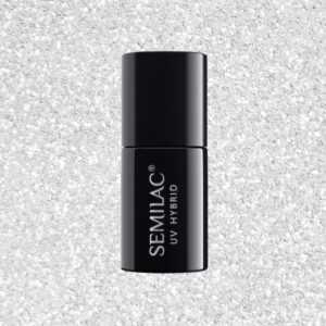 Semilac - gél lak 503  Diamond Dust 7ml Stříbrná