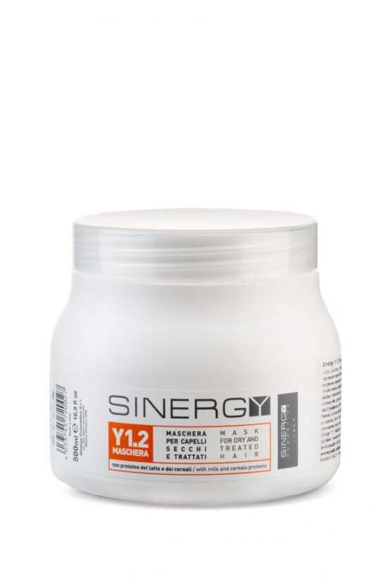 Sinergy Cosmetics Sinergy Y1.2 Nutritive Mask 500ml - Maska na suché a poškozené vlasy