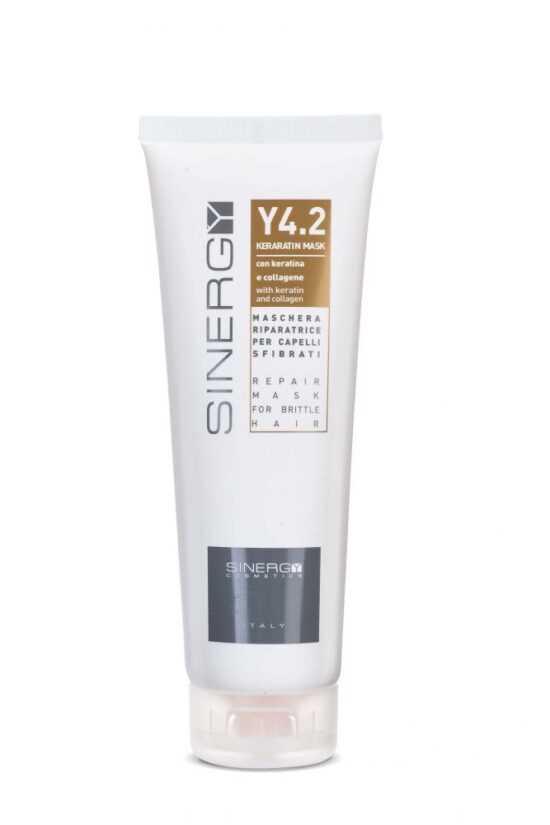 Sinergy Cosmetics Sinergy Y4.2 Keratin Reconstruction Mask 250ml - Rekonstrukční maska s keratinem