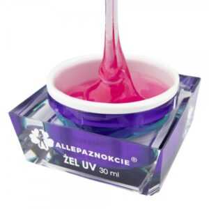 Stavebný uv gél Jelly Pink Glass 30 ml Růžová