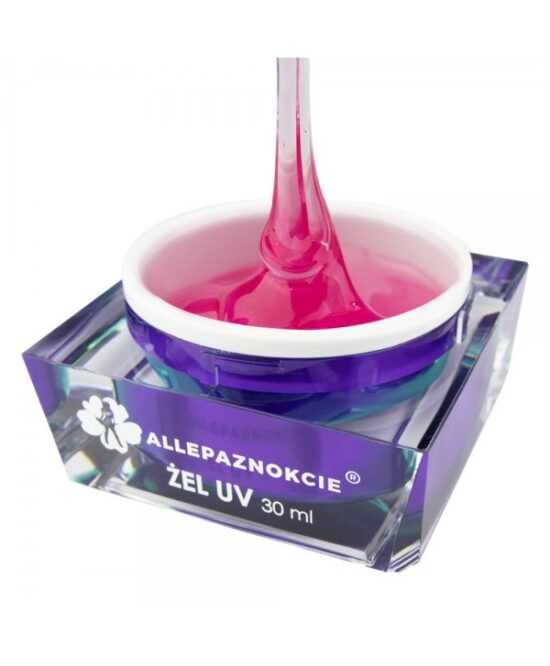 Stavebný uv gél Jelly Pink Glass 30 ml Růžová