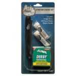 The Shave Factory Starter Shave Kit - břitva s poloviční čepelí pro začátečníky se žiletkami a pudrem k zastavení krvácení