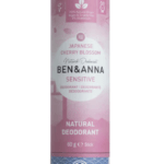 BEN & ANNA Tuhý deodorant Sensitive - Třešňový květ BIO 60 g