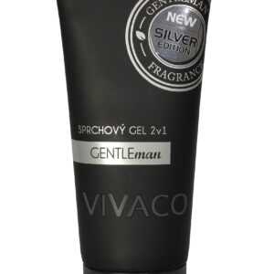 Vivaco Silver edition sprchový gel 2 v 1 pro muže Gentleman 200 ml