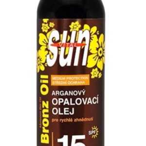 Vivaco Suchý opalovací olej s arganovým olejem SPF 15 150 ml