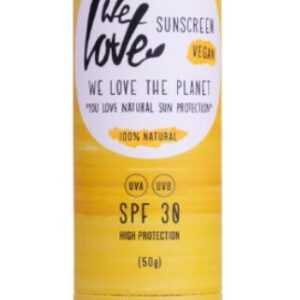 We Love the Planet Přírodní opalovací krém v tyčince SPF 30