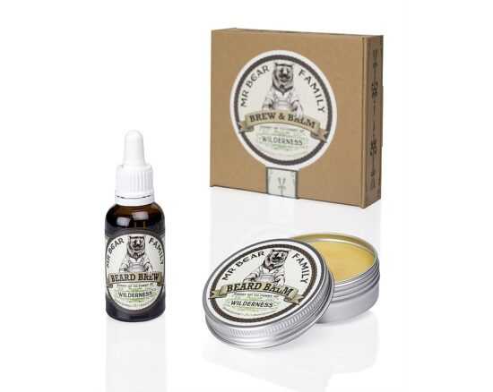 Mr. Bear Family Special Kit Brew and Balm - balzám na bradu