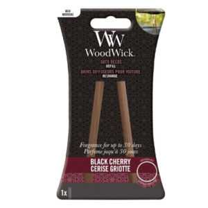 WoodWick Náhradní vonné tyčinky do auta Black Cherry (Auto Reeds Refill)